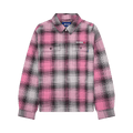 Awake NY Flannel Zip Shirt "Pink"