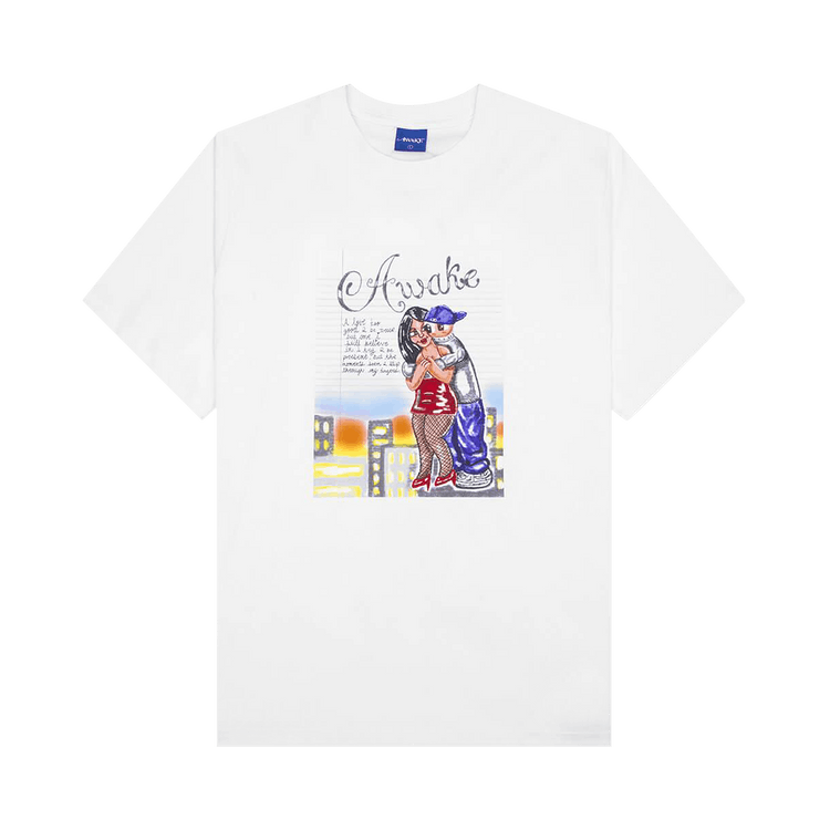 Awake NY Hug Tee "White"