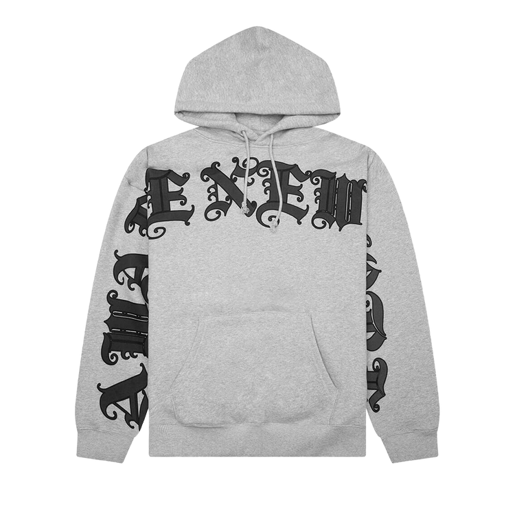 Awake NY Old English Hoodie "Heather Grey"