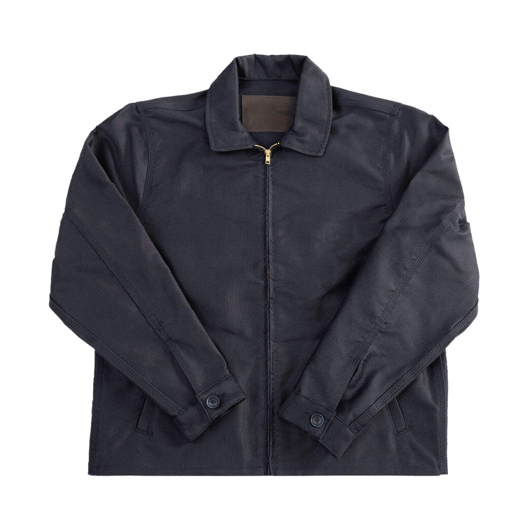 Jungles De Nada Faux Leather Jacket "Navy"
