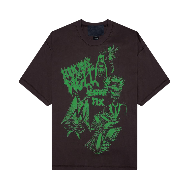 Jungles Life is Beautiful Short-Sleeve Tee "Brown"