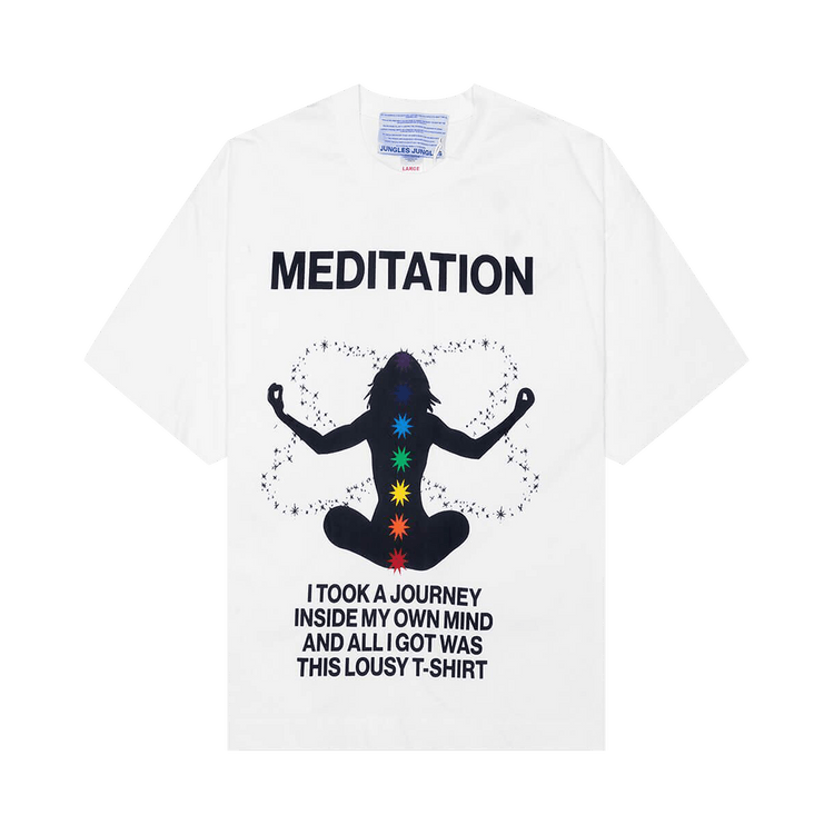 Jungles Meditation Short-Sleeve Tee "White"