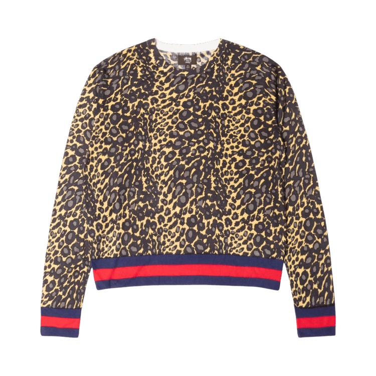 Stussy x Wales Bonner Leopard Sweater "Golden"