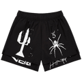 Sp5der VAA Double Layer Short "Black"