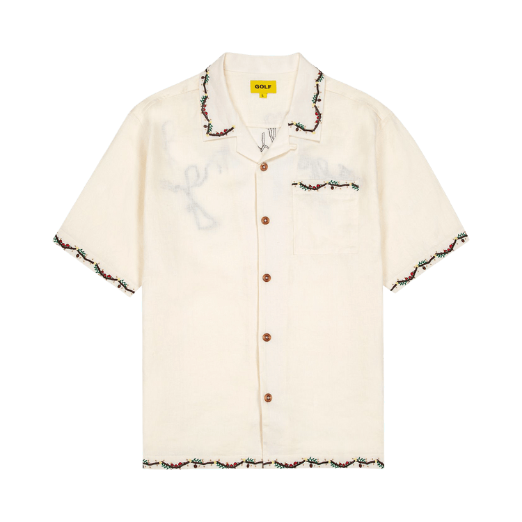 GOLF WANG Autumn Linen Button Up "Cream"
