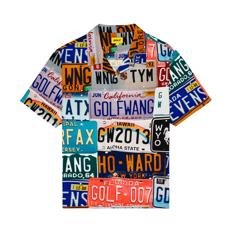 GOLF WANG Roadtrip Rayon Button Up "Multicolor"