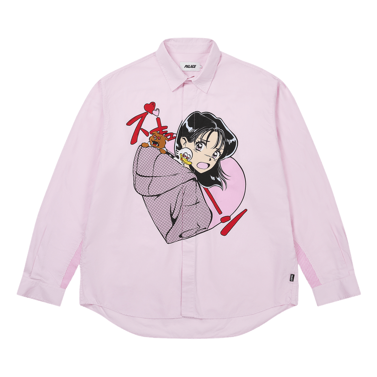 Palace Rear View Shirt "Pink"