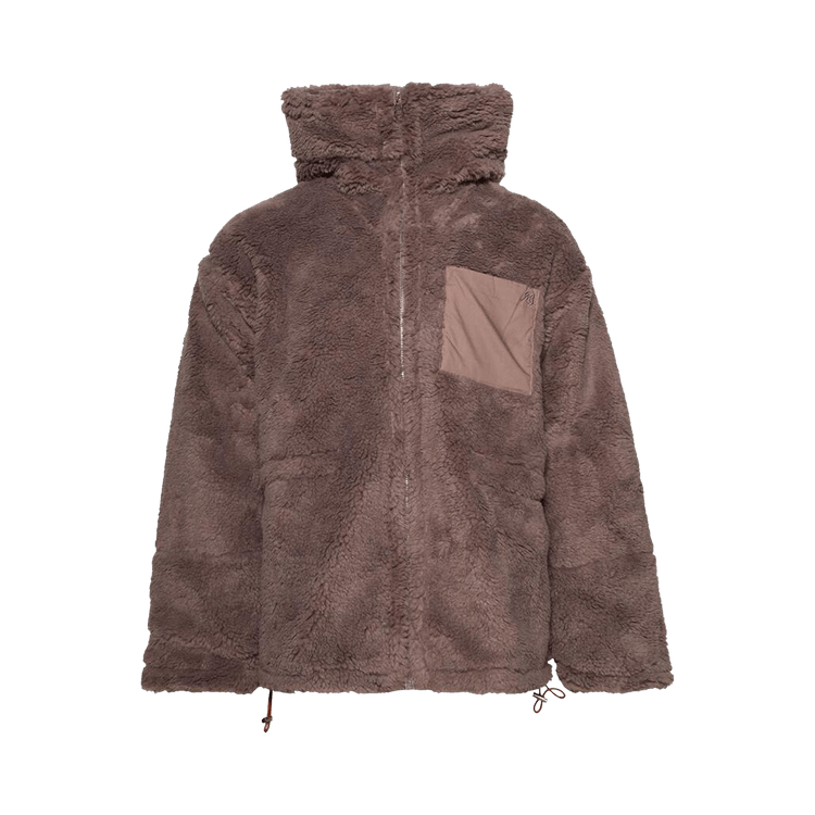 BLUEMARBLE Faux Shearling Anorak "Dusty Grape"