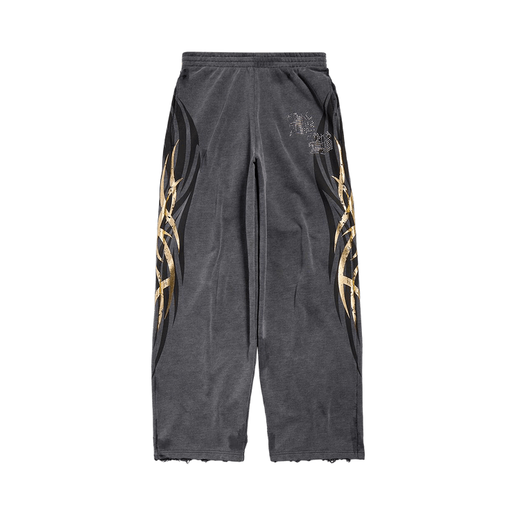 Balenciaga Baggy Sweatpants "Super Faded Wash Black"
