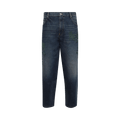 BLUEMARBLE Stonewashed Botanic-Embroidered Relaxed Jeans "Blue"