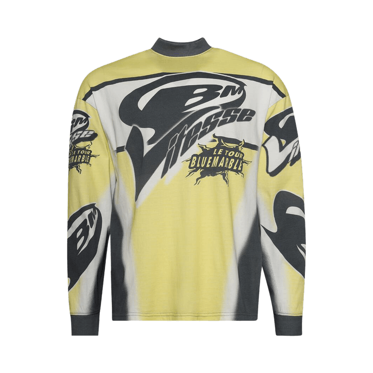 BLUEMARBLE Motorcycle Long Sleeve Tee "Yellow"