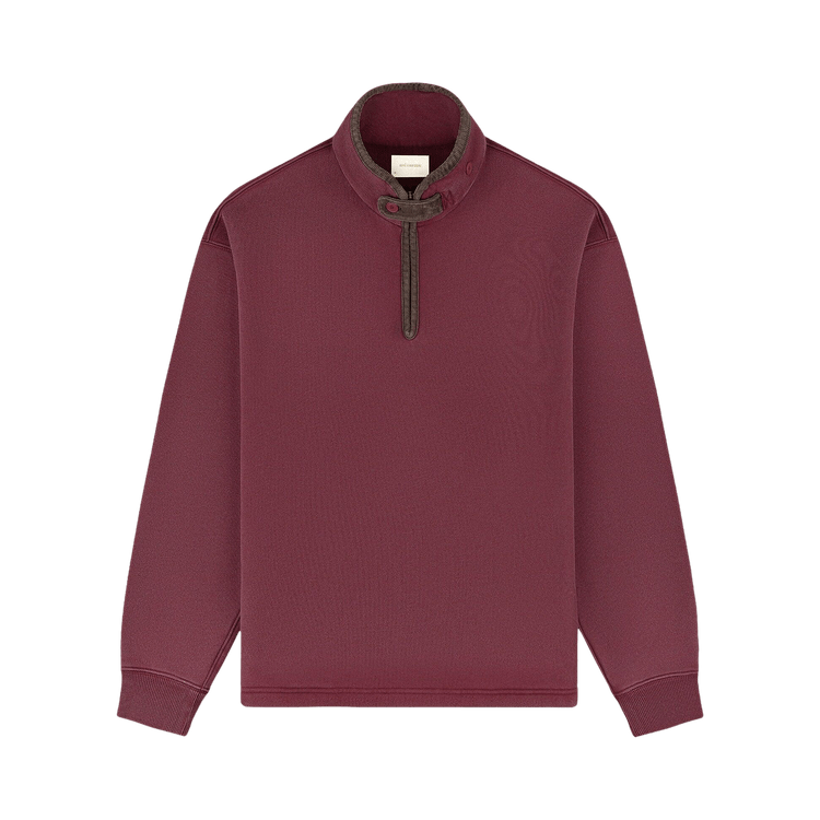 Aimé Leon Dore Heritage Quarter-Zip Pullover "Chocolate Truffle"