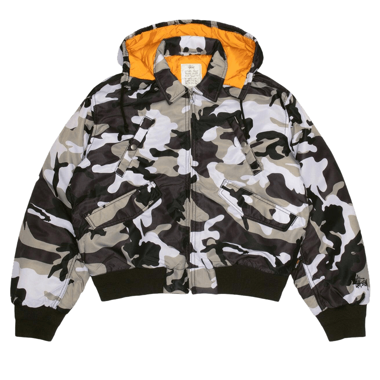 Stussy Flight Bomber "Snow Camo"