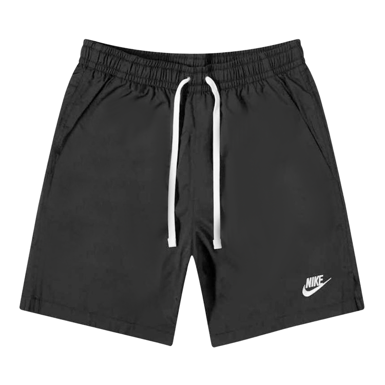 Nike Club Woven Flow Shorts "Black/White"