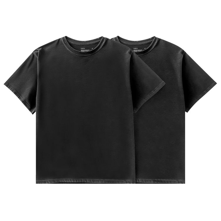 PURPLE BRAND 2 Pack Tees "Black"