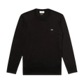 Lacoste Long Sleeved Cotton Pima T-Shirt "Black"