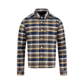 Rick Owens DRKSHDW Cropped Outershirt "Gasoline Plaid"