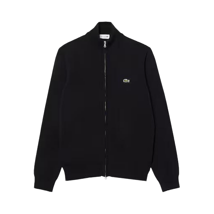Lacoste Zip-Up High Neck Sweater "Black"
