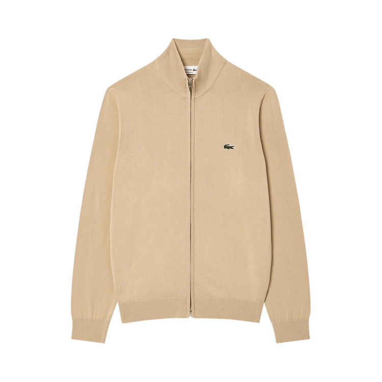 Lacoste Zipped High Neck Cotton Sweater "Viennese"
