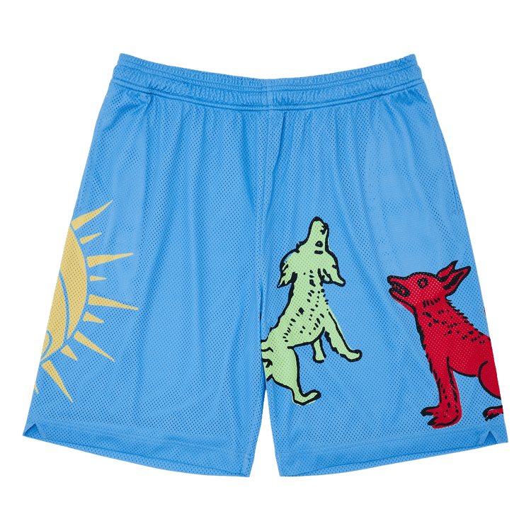 GOAT Moon Tarot Shorts Blue