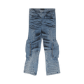 Who Decides War Raised Window Denim Pants "Blue"