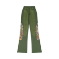 Who Decides War Flame Glass Sweatpants "Green"