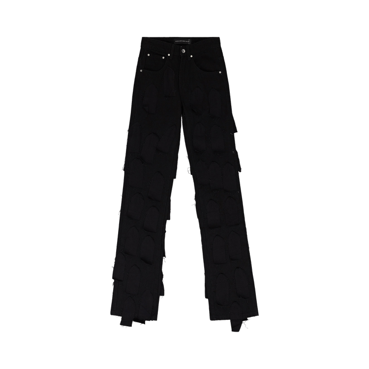Who Decides War Flyaway Straight Fit Jeans "Black"