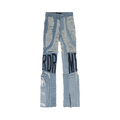 Who Decides War MRDR Moto Straight Fit Jeans "Blue"