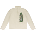 Who Decides War Puffed Rugby Button Down Shirt "Ivory"
