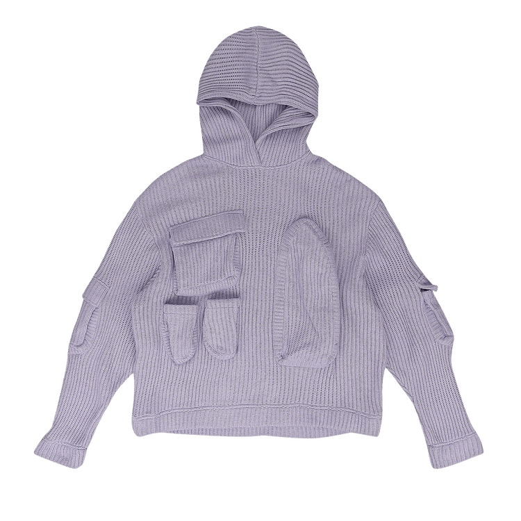 Who Decides War Multi Pocket Sweatshirt "Violet"