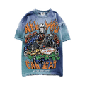 Warren Lotas Buffet T-Shirt "Aquamarine Blue"