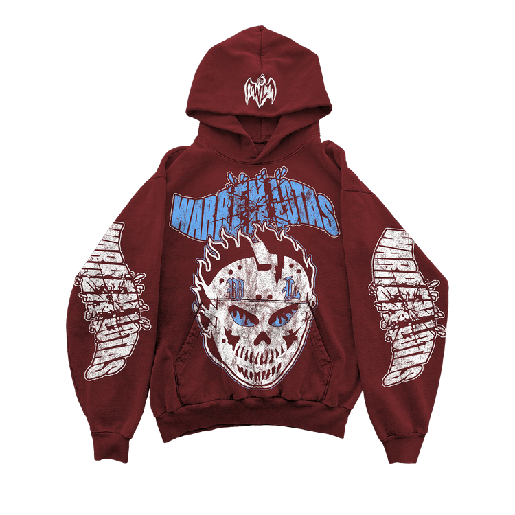 Warren Lotas Fiery Glare Hoodie "Red"