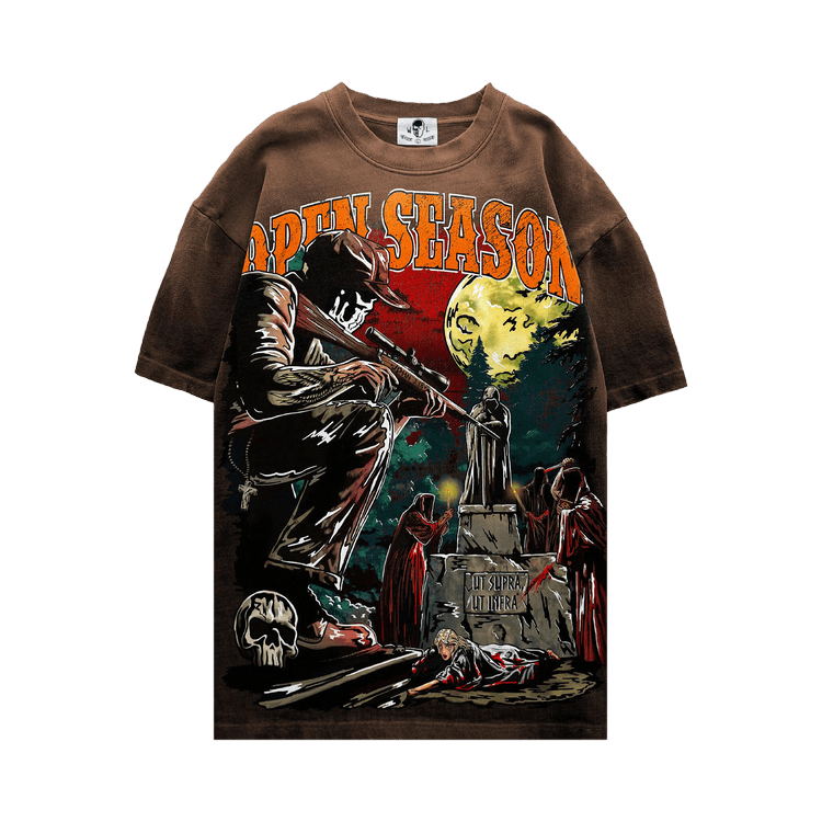 Warren Lotas Open Season T-Shirt "Sunfaded Brown"