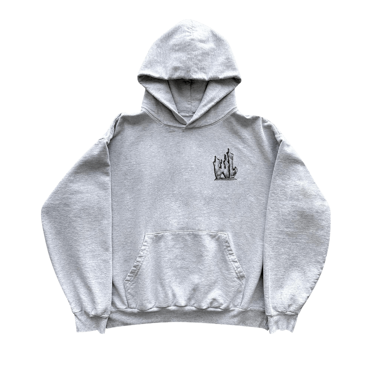 Warren Lotas Headstone Hoodie "Heather Grey"