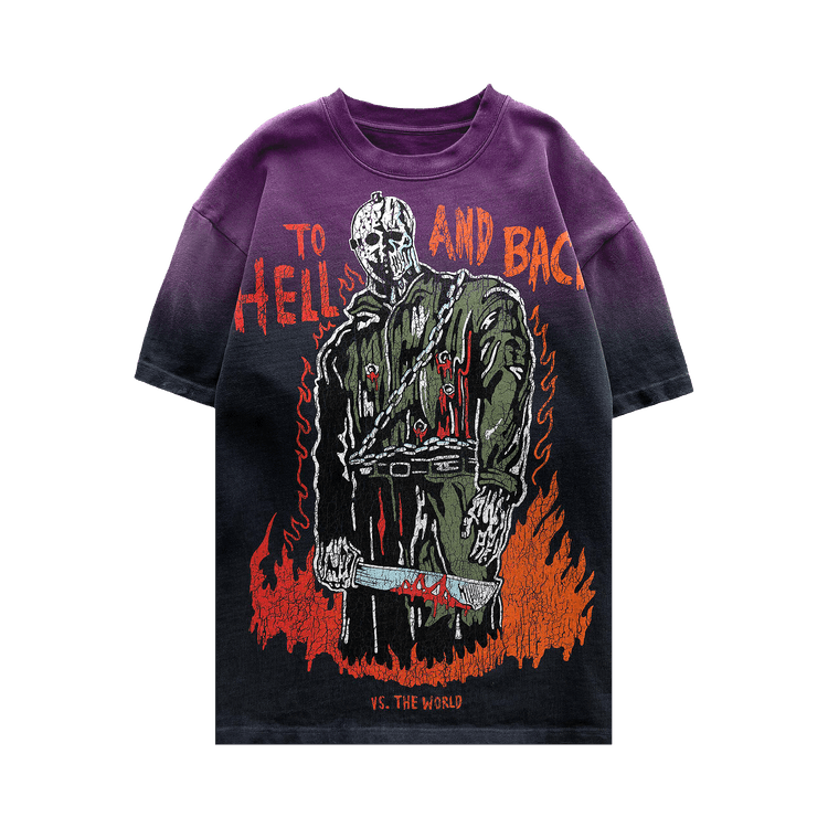 Warren Lotas Hell and Back T-Shirt "Purple/Black"