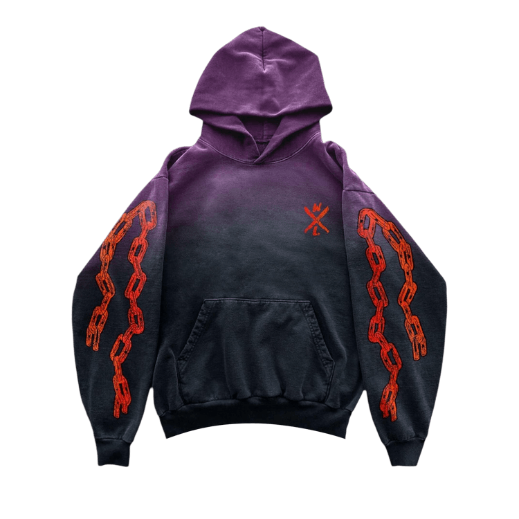 Warren Lotas Hell and Back Hoodie "Purple/Black"