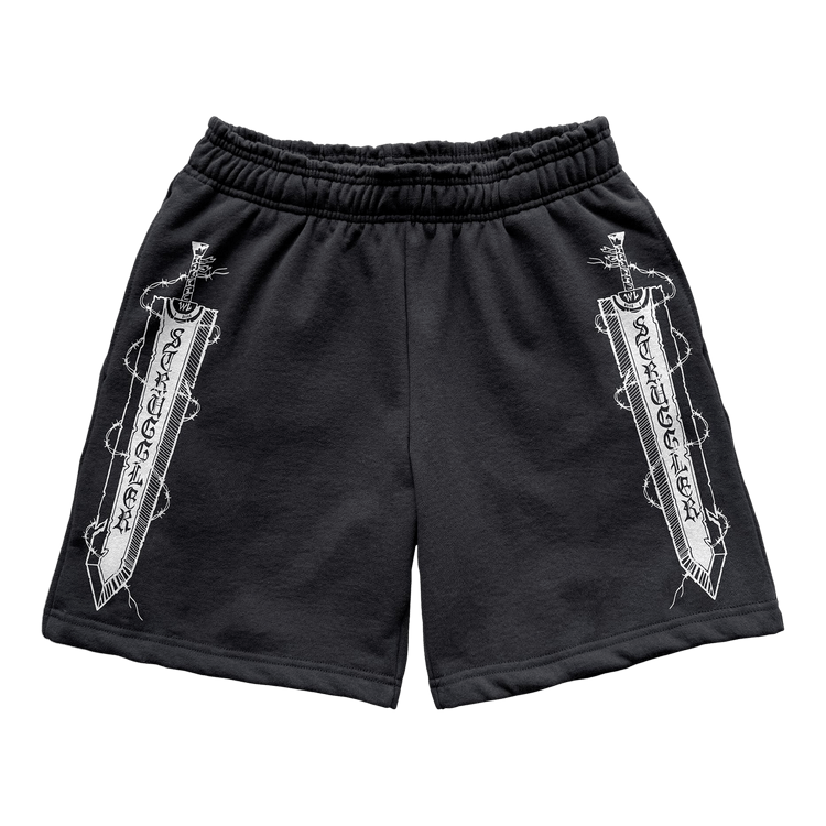 Warren Lotas Struggler Sword Sweatshorts "Black"