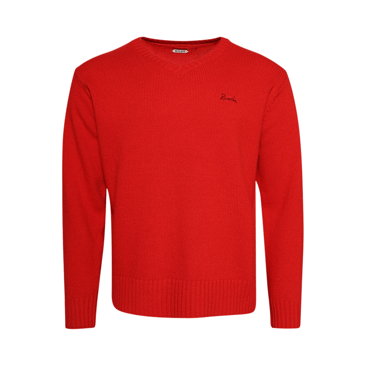 Bode Currant Sweater "Red"