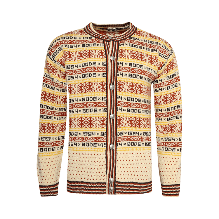 Bode Marzipan Cardigan "Multicolor"