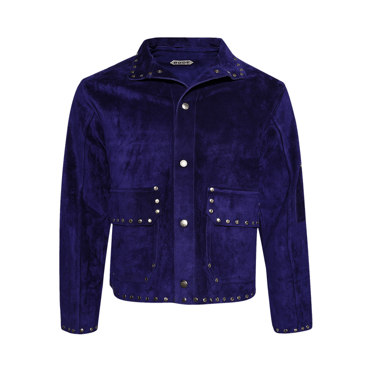 Bode Studded Welding Jacket "Blue"