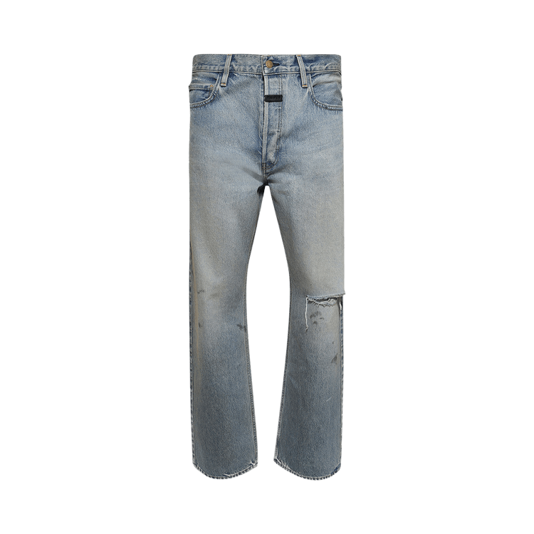 Fear of God Straight 5 Pocket Jean "Light Indigo"