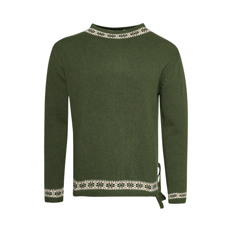 Bode Moritz Sweater "Green Multicolor"