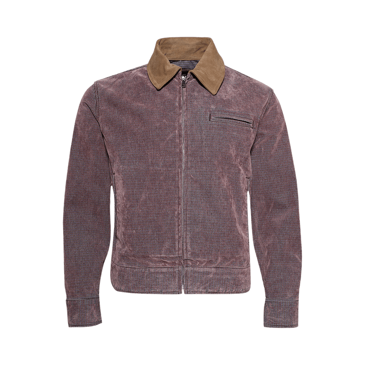 Nahmias Flocked Classic Boxy Jacket "Dusty Pink"