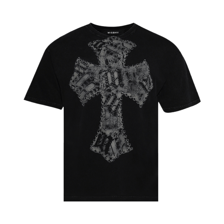 MISBHV Goth T-Shirt "Washed Black"