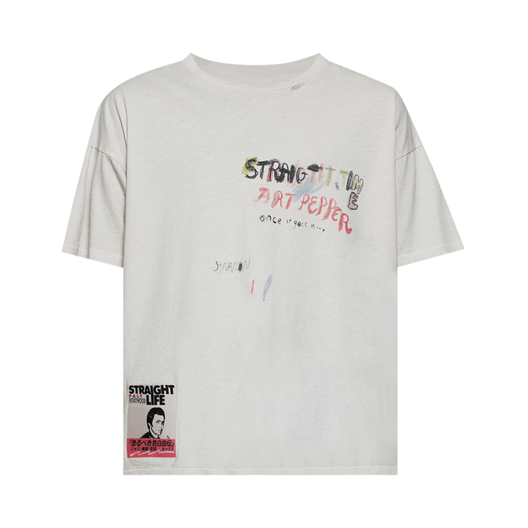 Paly Hollywood Straight Time Tee "Cream"
