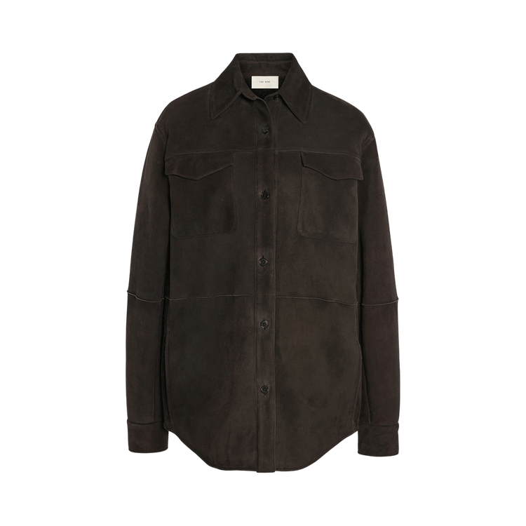 The Row Gwena Jacket "Dark Brown"