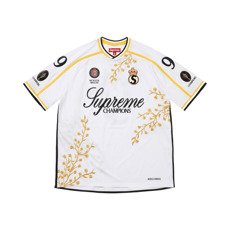 Supreme Floral Soccer Jersey "White"