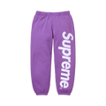 Supreme Satin Appliqué Sweatpant "Violet"