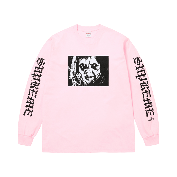 Supreme x The Exorcist Mother Long-Sleeve Tee "Light Pink"