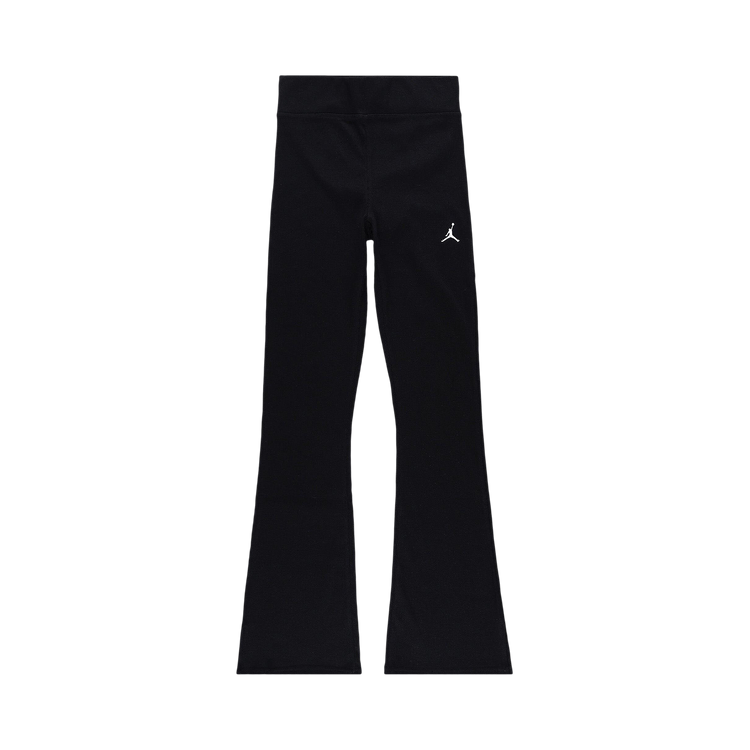 Air Jordan Mid Rise Flared Leggings "Black/White"